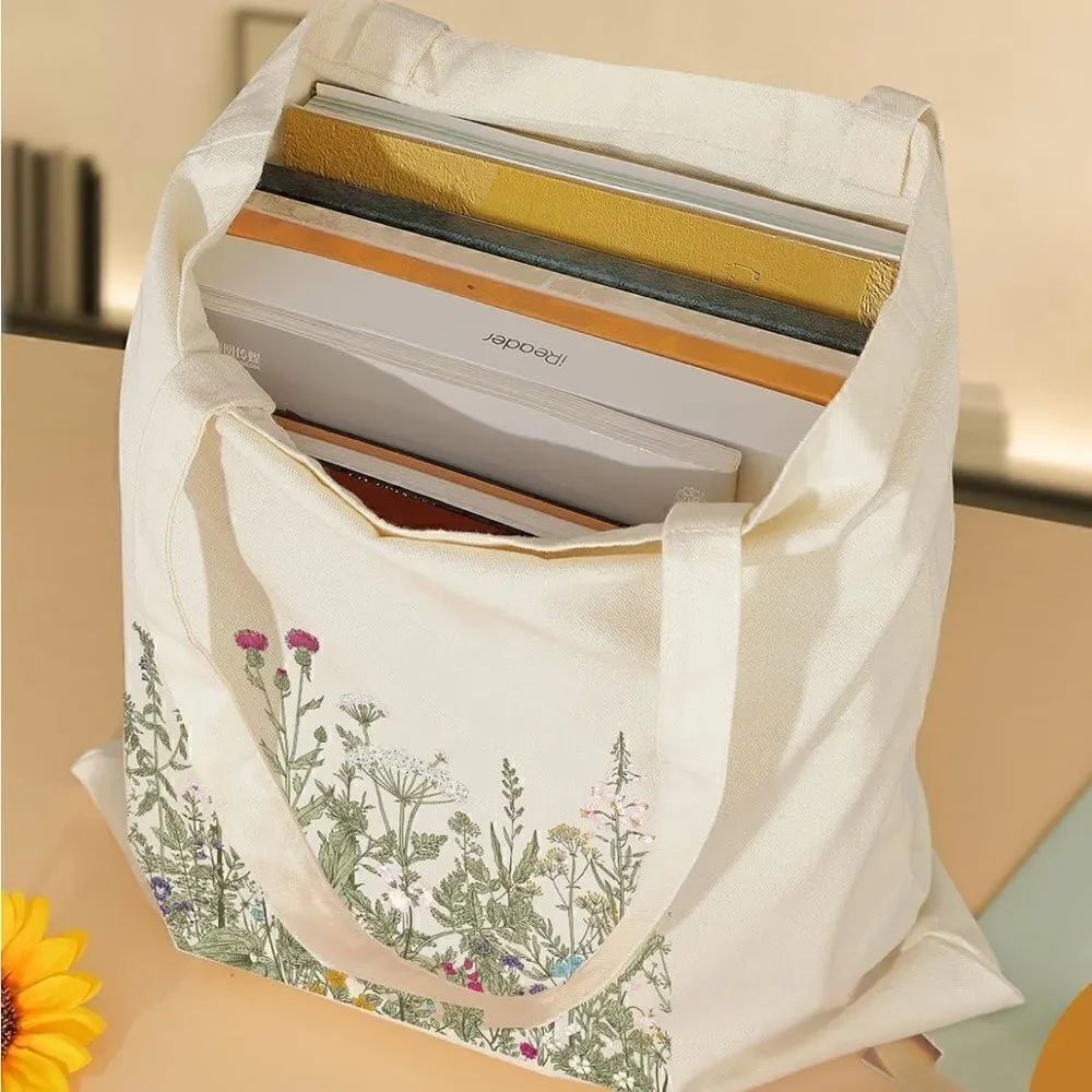 Printed canvas bag  - Picture 4 of 4